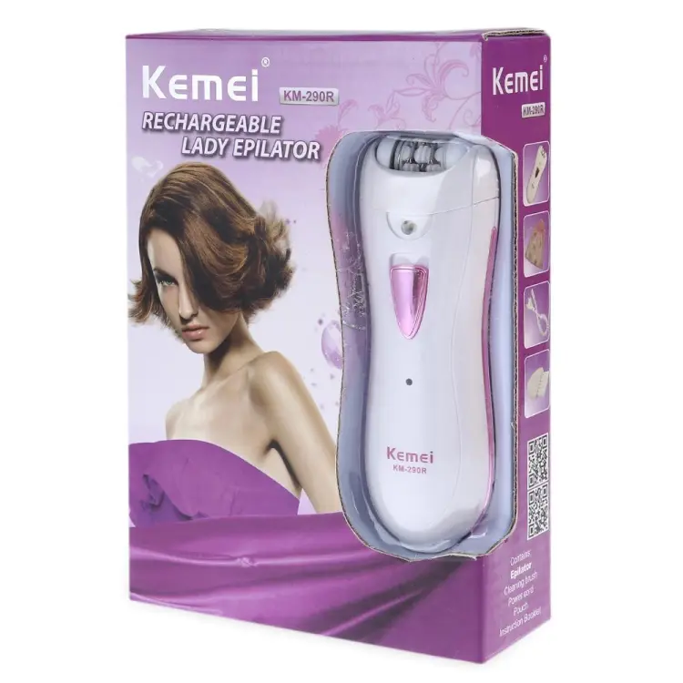 Kemei Km-290R Rechargeable Epilator Shav...