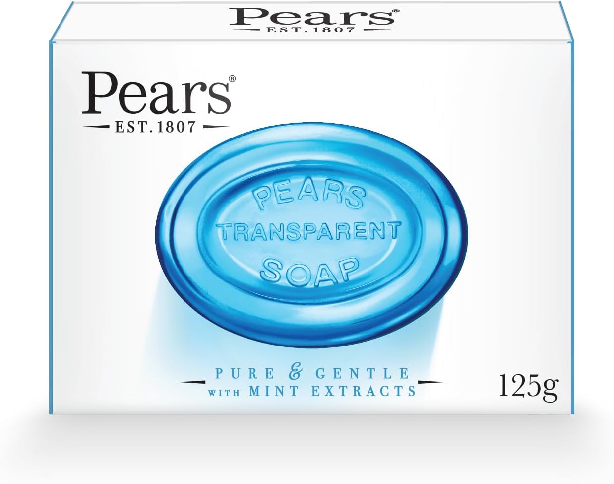 Pears Pure & Gentle Bar Soap with Mint E...